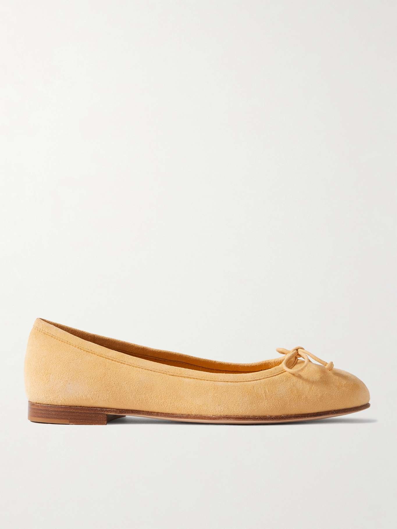 Veralli bow-detailed suede ballet flats - 1