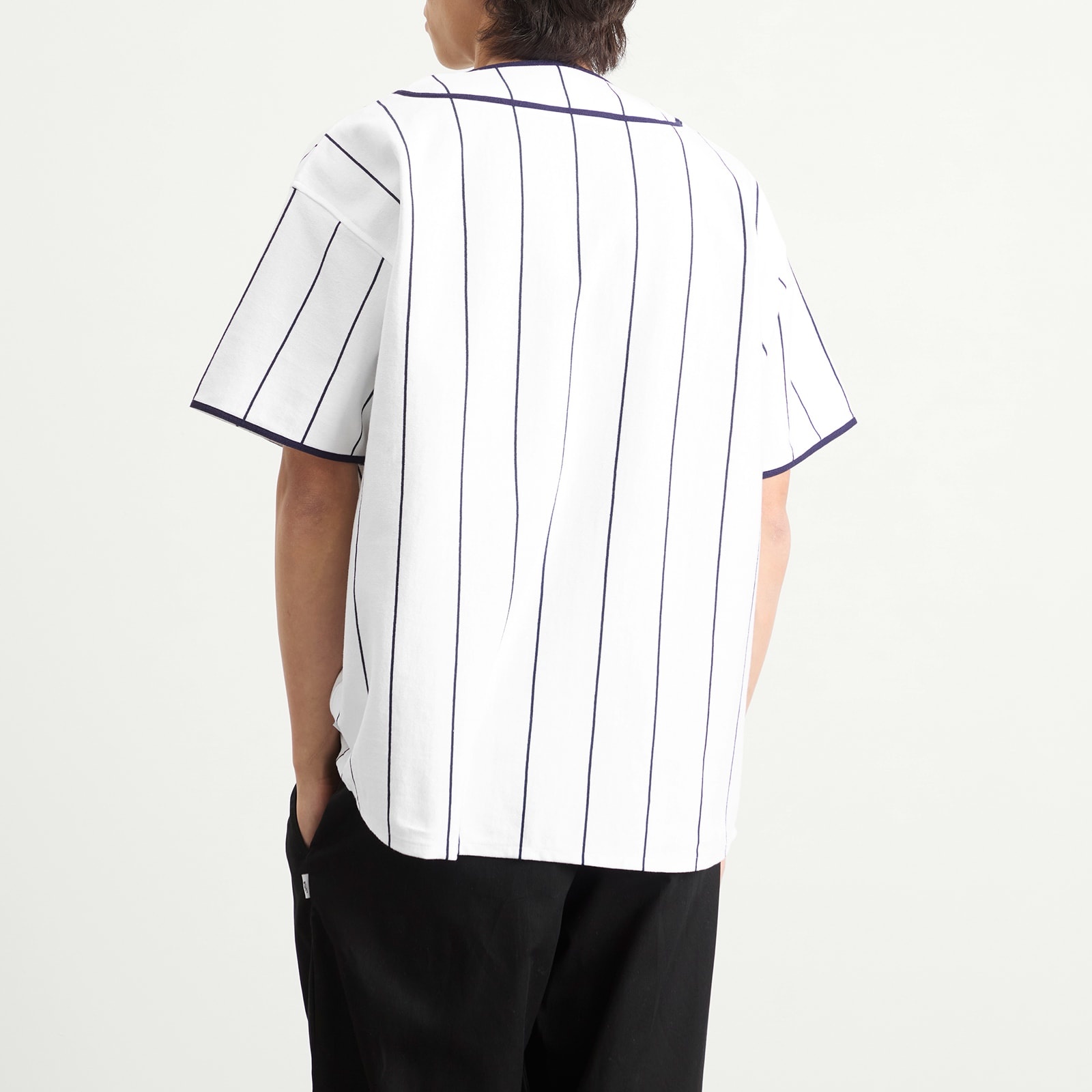 WTAPS Stripe Baseball Shirt - 3