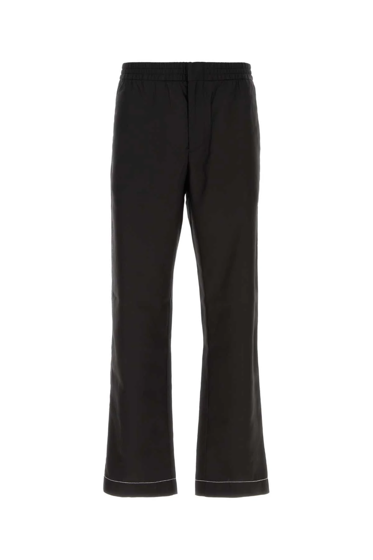 Prada Men Black Silk Pyjama Pant - 1