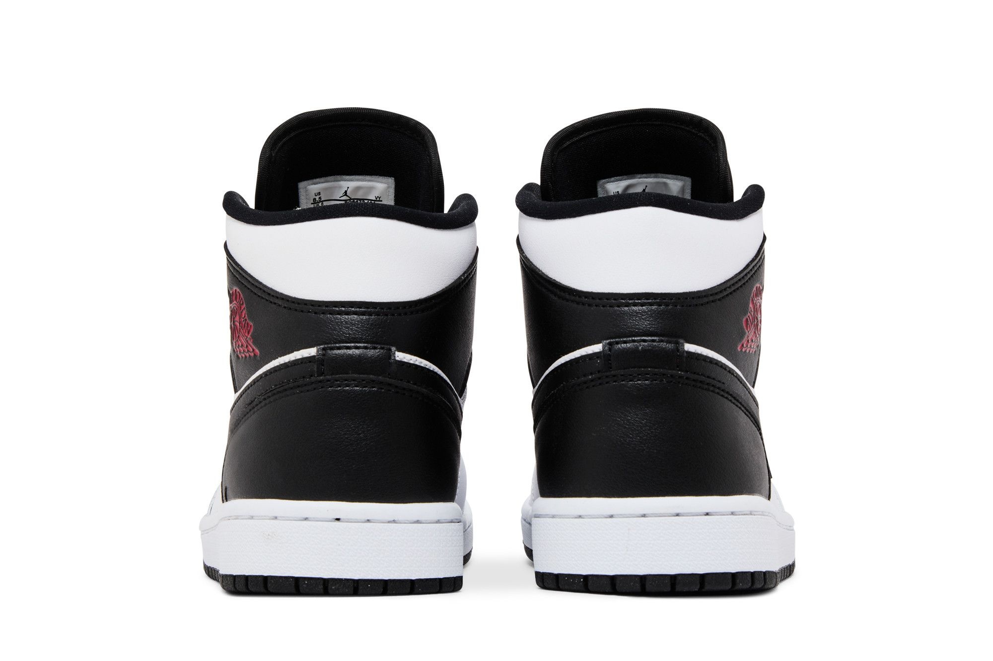 Wmns Air Jordan 1 Mid 'White Black' - 6