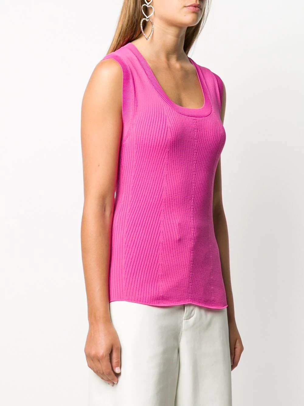 ribbed tank top - 3