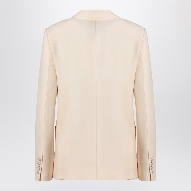 Valentino Wool And Silk Single-Breasted Jacket Women - 2