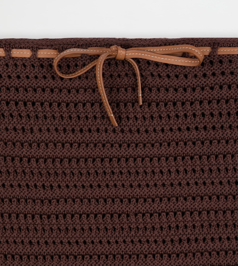SKIRT IN CROCHET - BROWN 5