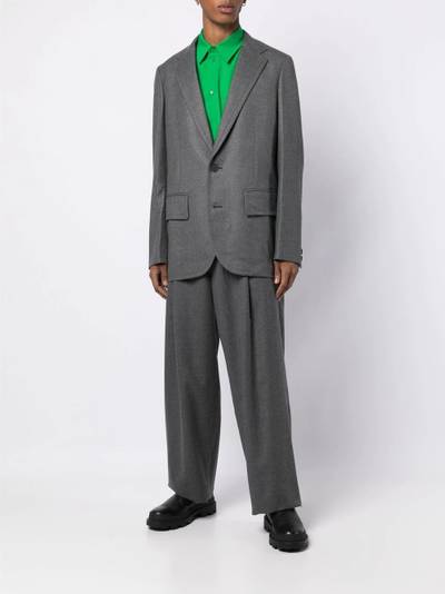 Kolor contrast-panel blazer outlook