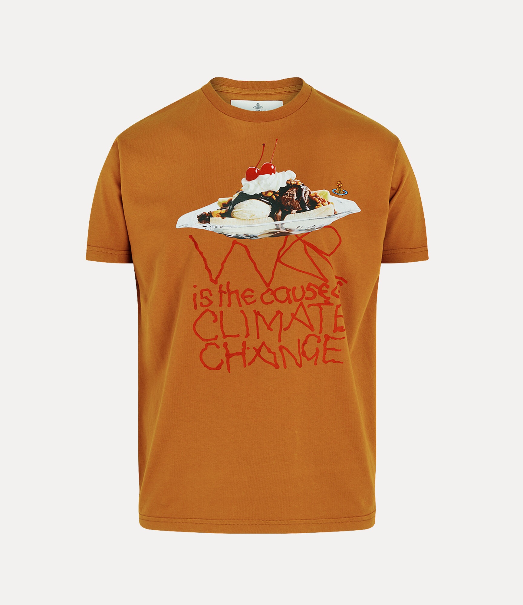 Vivienne Westwood｜ (BANANA SPLIT CLASSIC T-SHIRT (3G010 Banana Split Classic T-shirt in ORANGE-OVERDYE | Vivienne