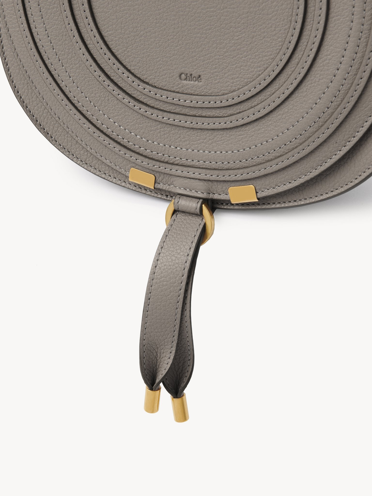 MARCIE SADDLE BAG IN GRAINED LEATHER - 5