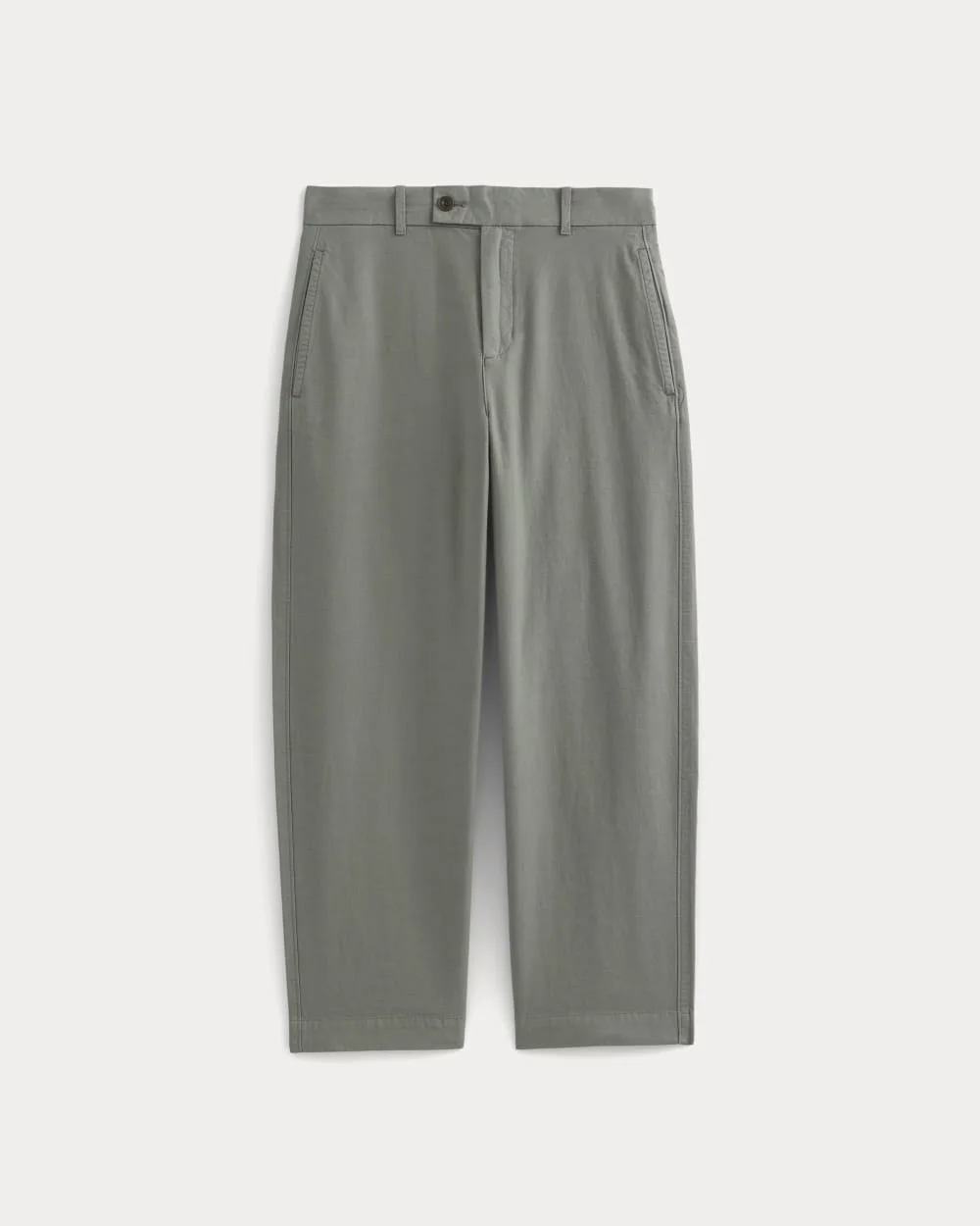 CROPPED SLUB TROUSER - 1