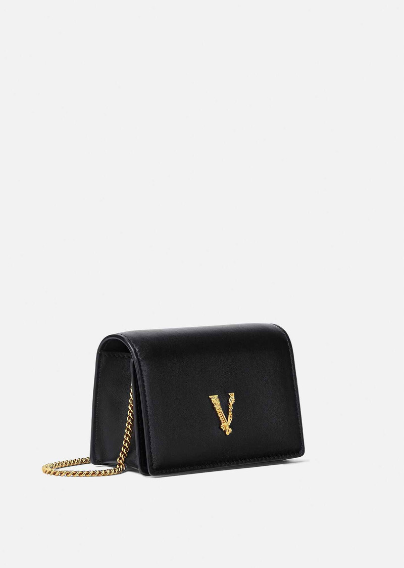 VERSACE Virtus Mini Chain Wallet outlook