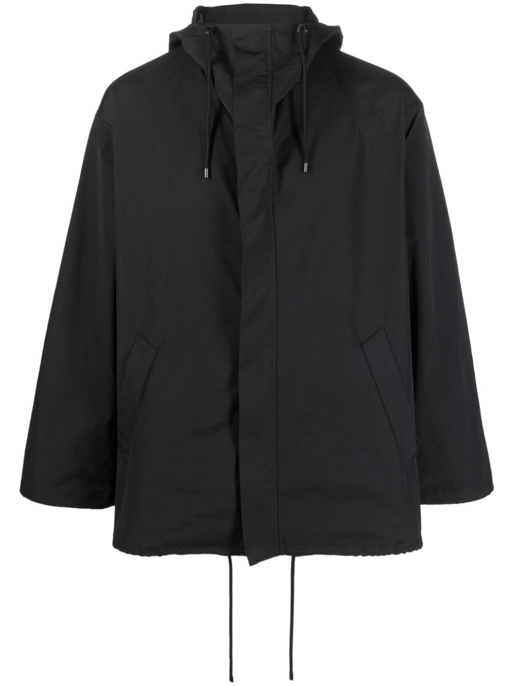 water-resistant hooded jacket - 1