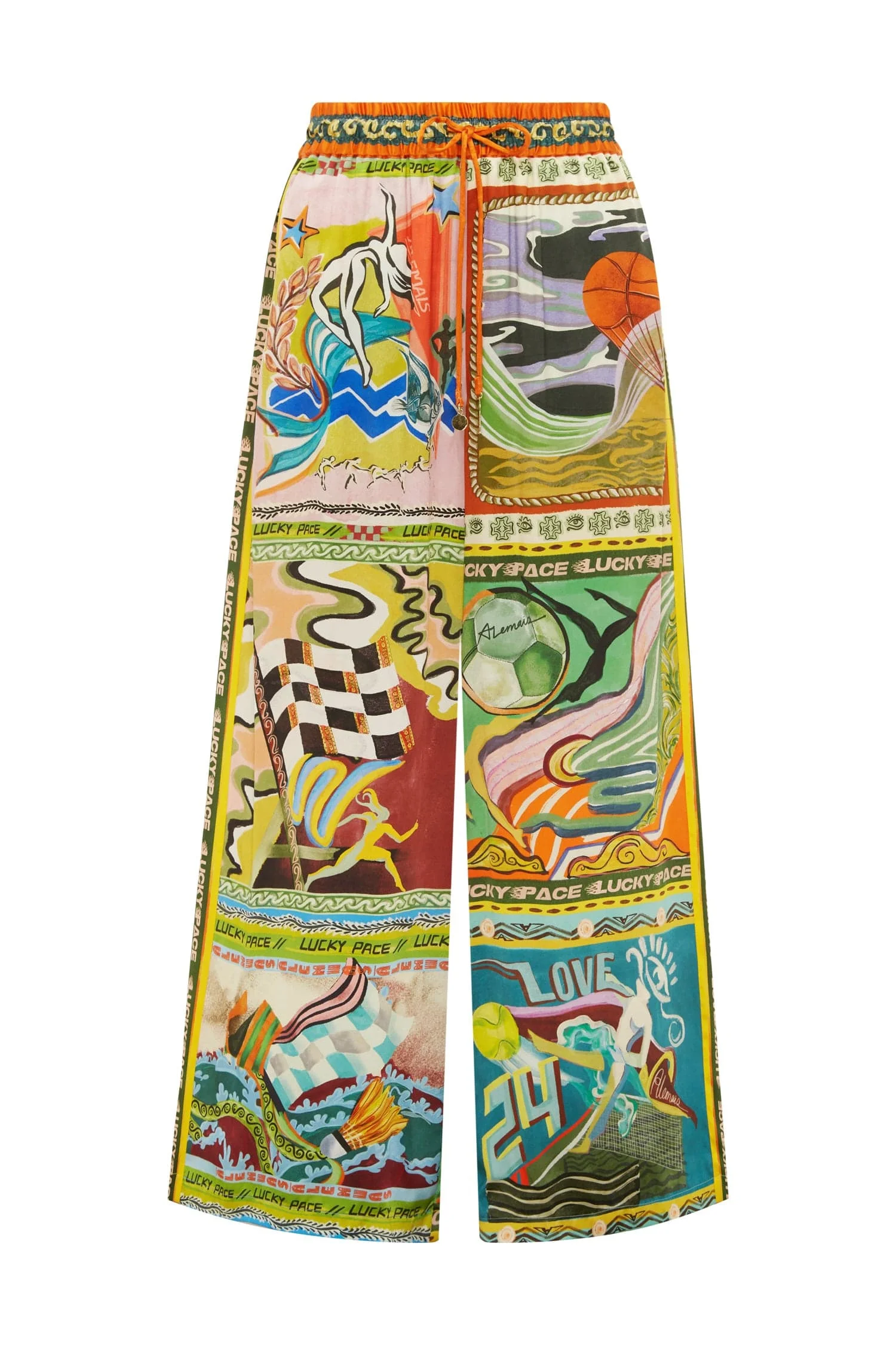 Lucky Pace Silk Pant - 1