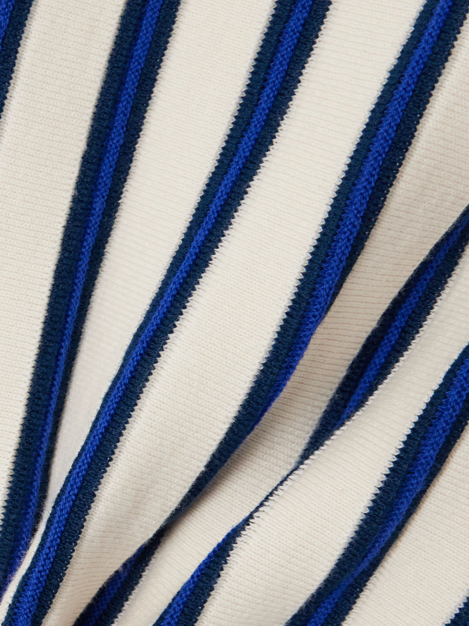 Manglar striped organic cotton top Blue - 4