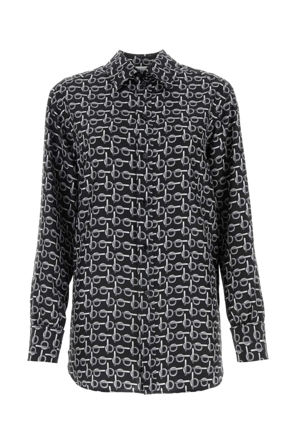 Burberry Women Printed Silk Shirt - 1
