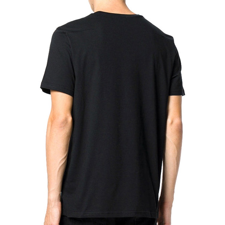 DIOR White Bee Embroidered Short Sleeve Unisex Black 733J603B0446-C980 - 4