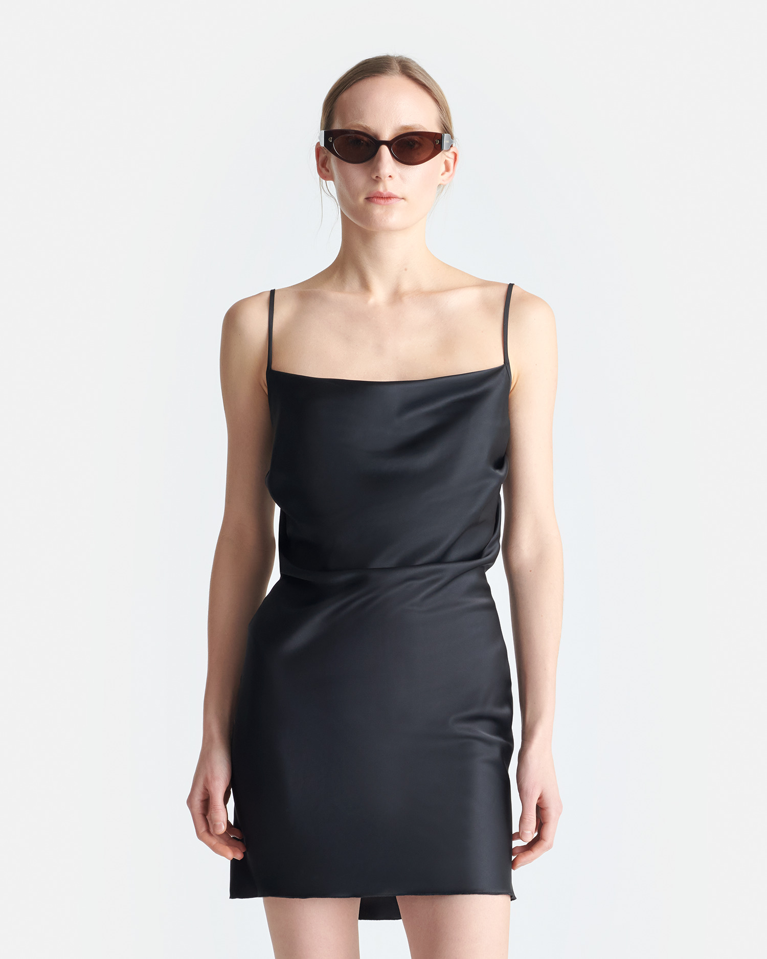 Slip Satin Mini Dress - 3