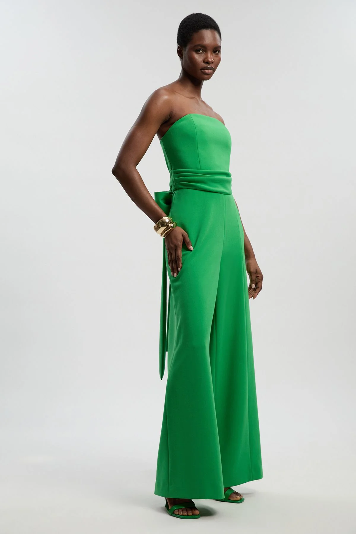 Soft Tailored Bandeau Jumpsuit - 1