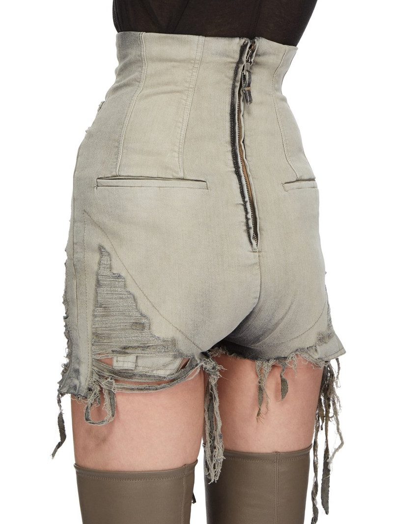 Dirt Denim Cutoff Shorts Mineral Grey 5