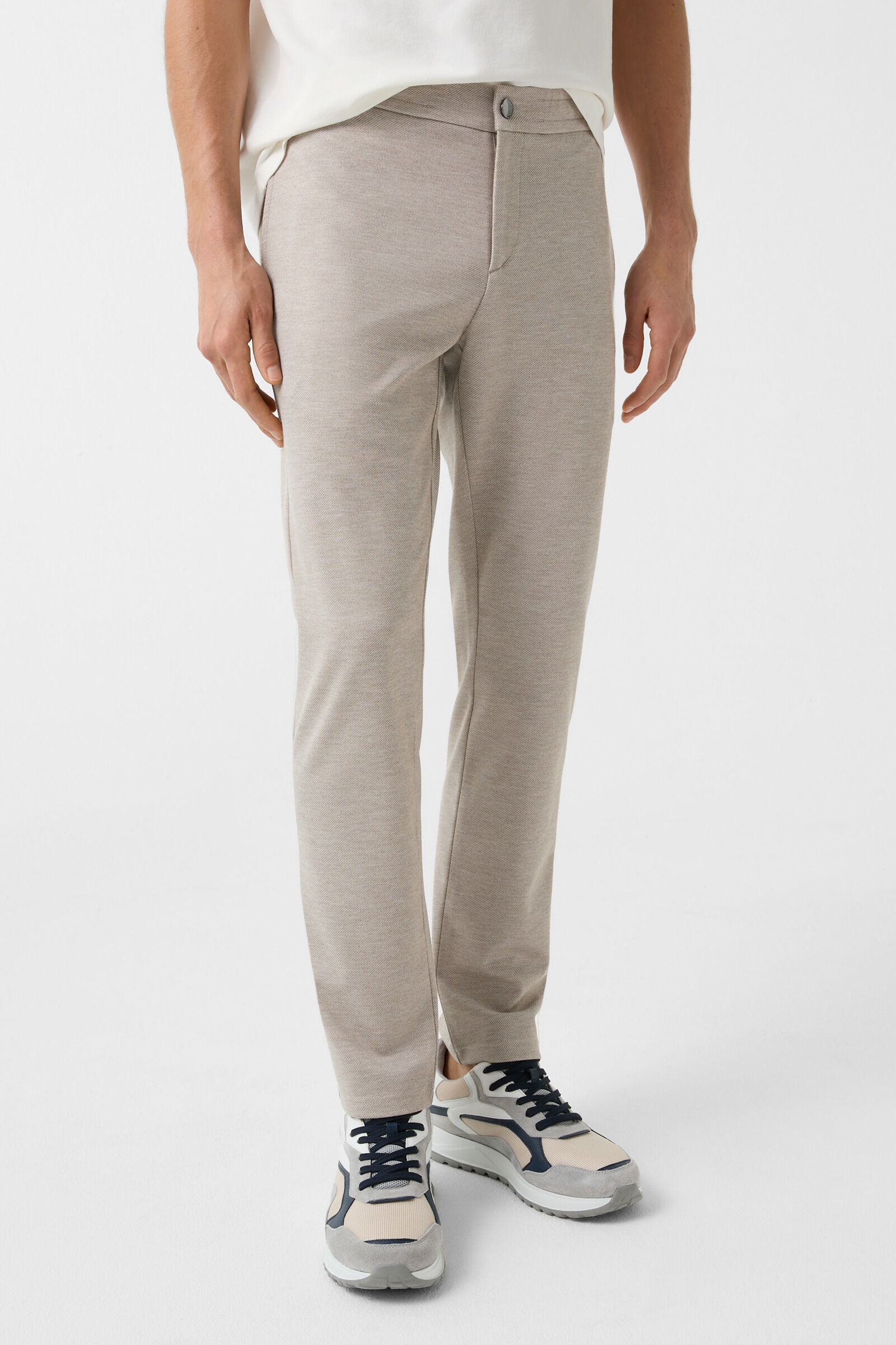 Twill trousers Riley Active in Beige - 2