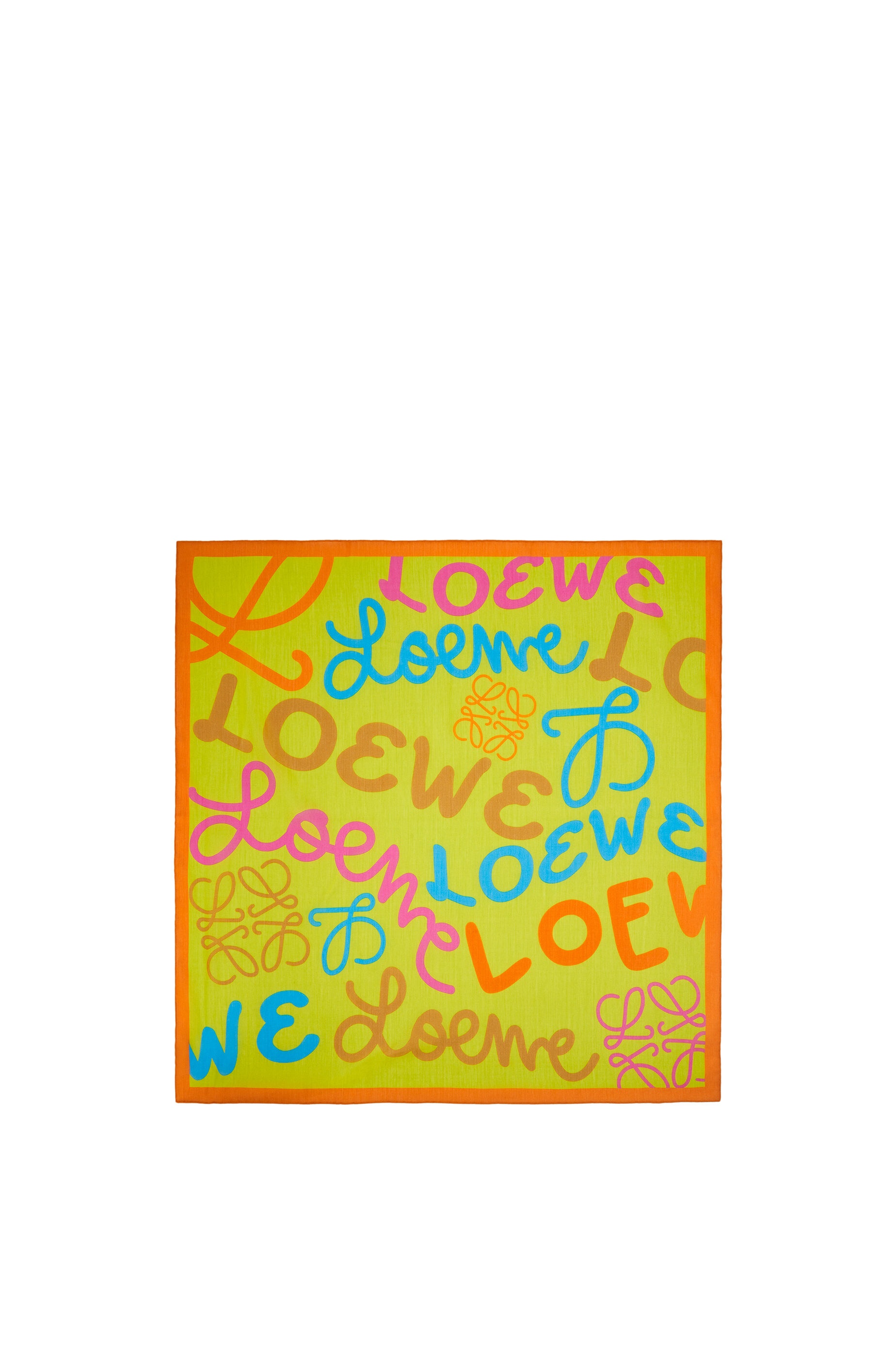 LOEWE scarf in cotton and silk - 1