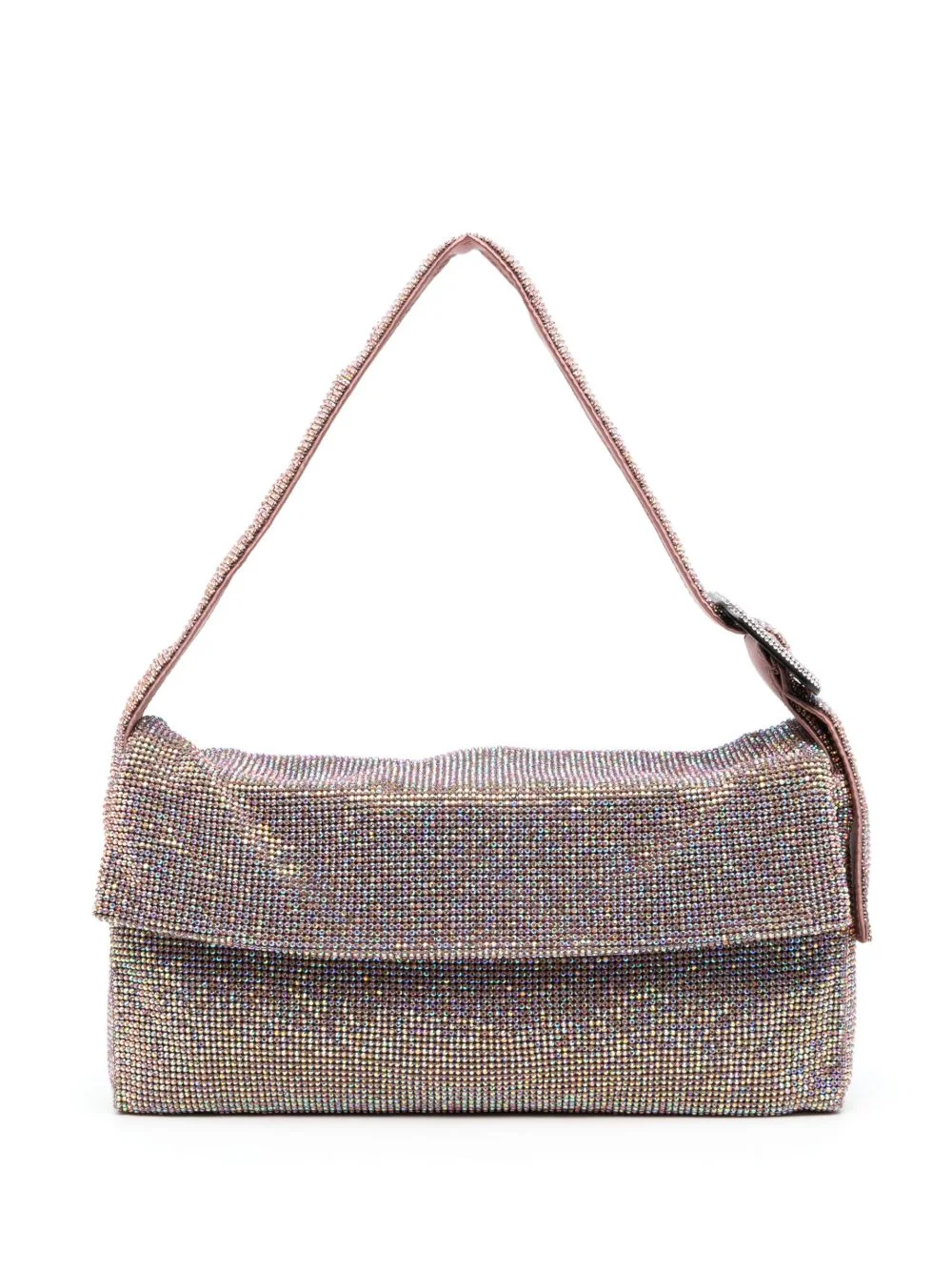 crystal-embellished shoulder bag - 1