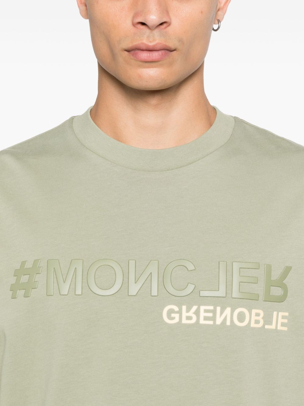 embroidered logo t-shirt - 4