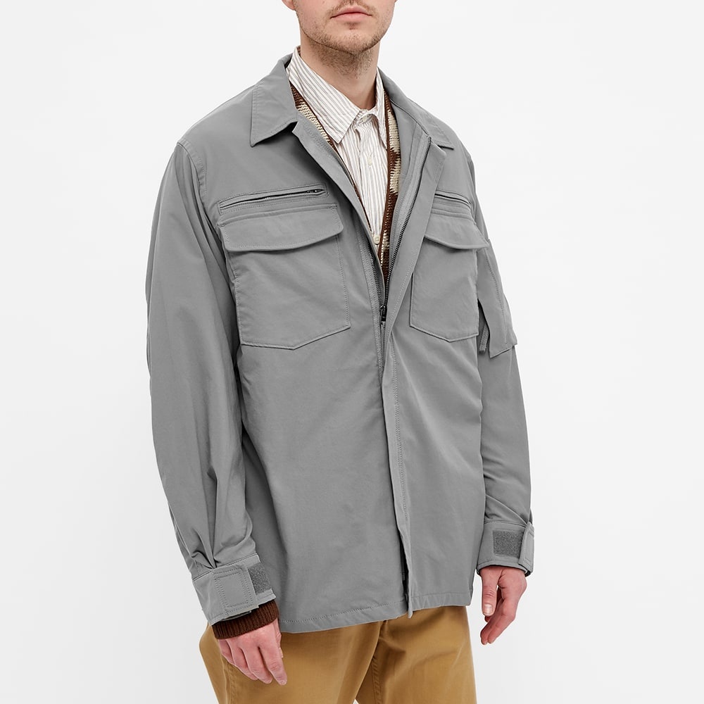 Beams Plus Mil Zip Taslan T-400 Shirt Jacket - 5