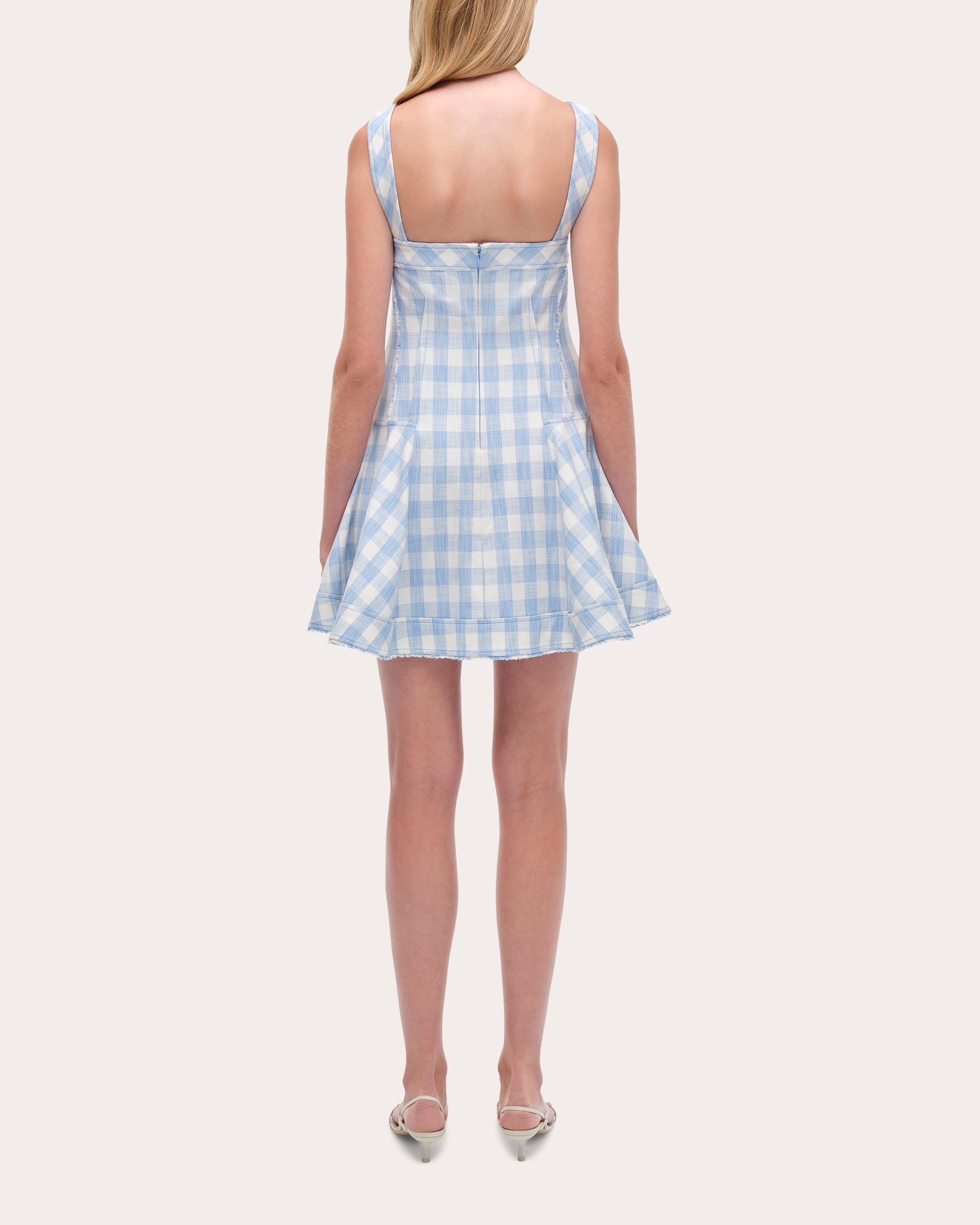 Hannalie Gingham Fit & Flare Mini Dress - 2