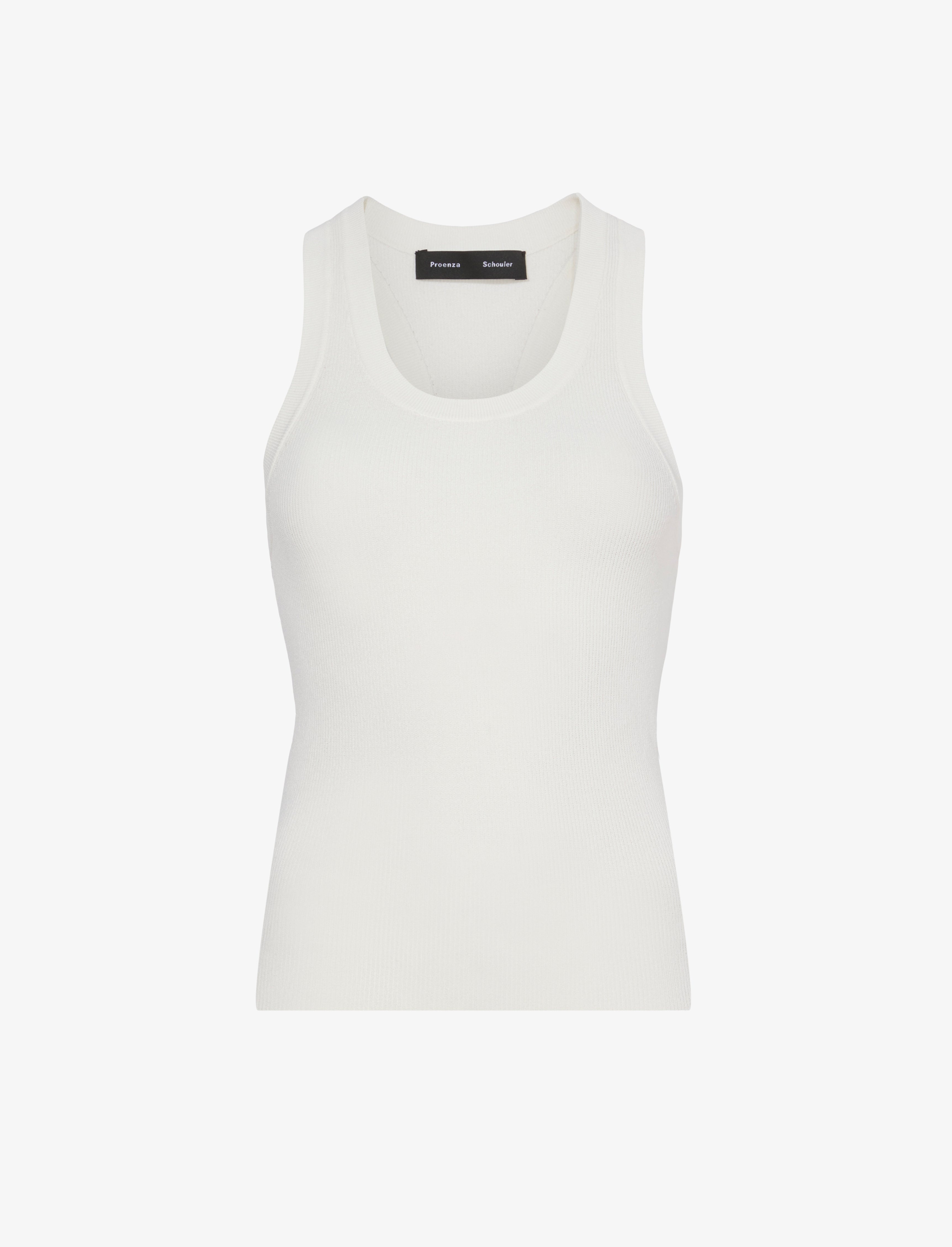 Roberts Knit Tank in Matte Viscose Rib - 1