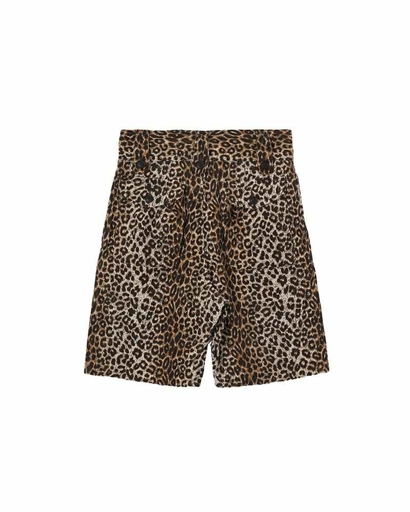 CORONEL SHORTS LEOPARD BEIGE - 2