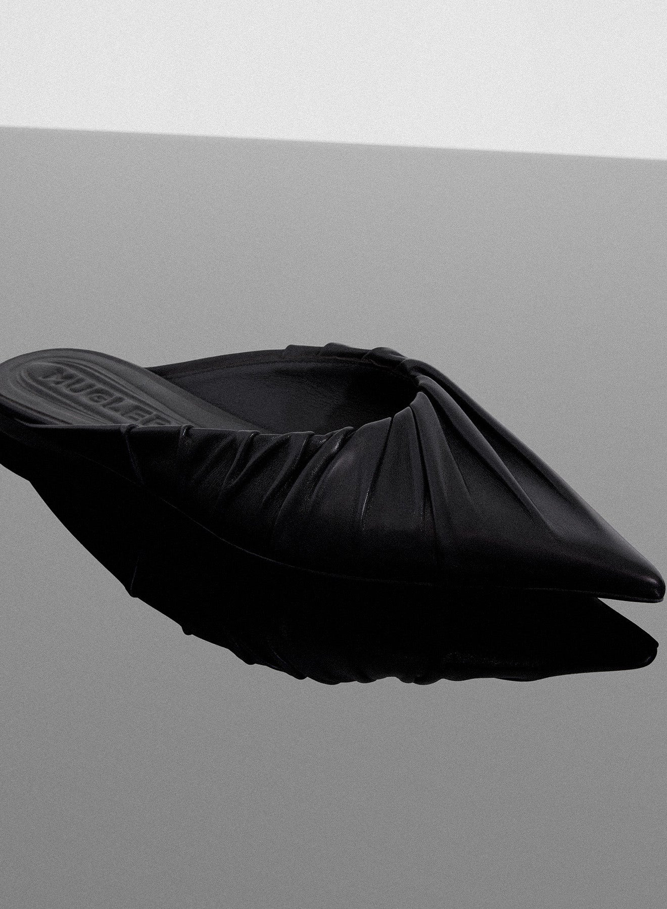black draped Fang flats - 3