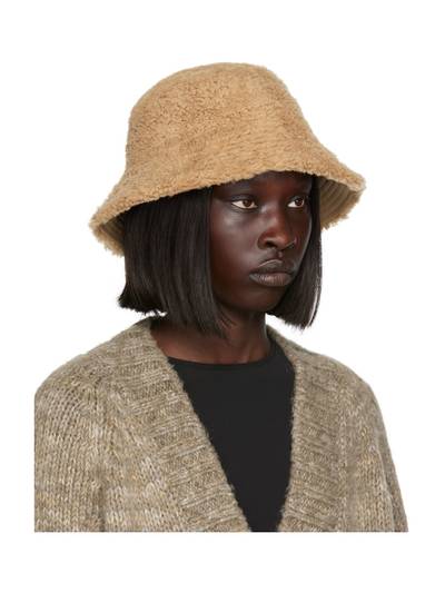 Yves Salomon Beige Reversible Bob Bucket Hat outlook