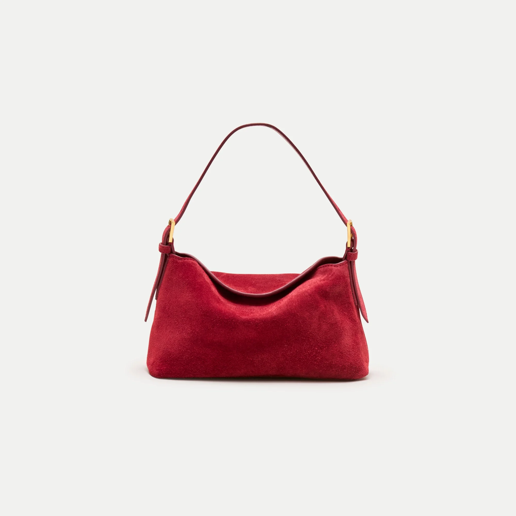 Berkeley small shoulder bag in suede - 1