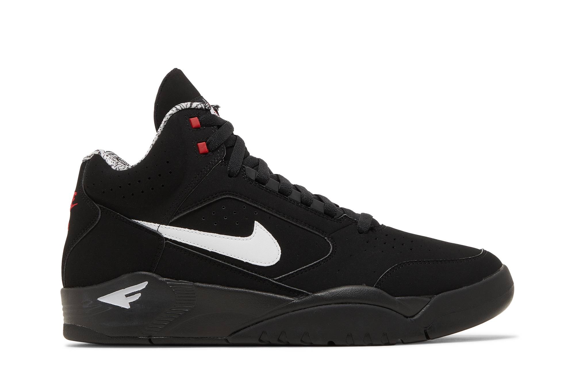 Air Flight Lite Mid 'Black White' - 1