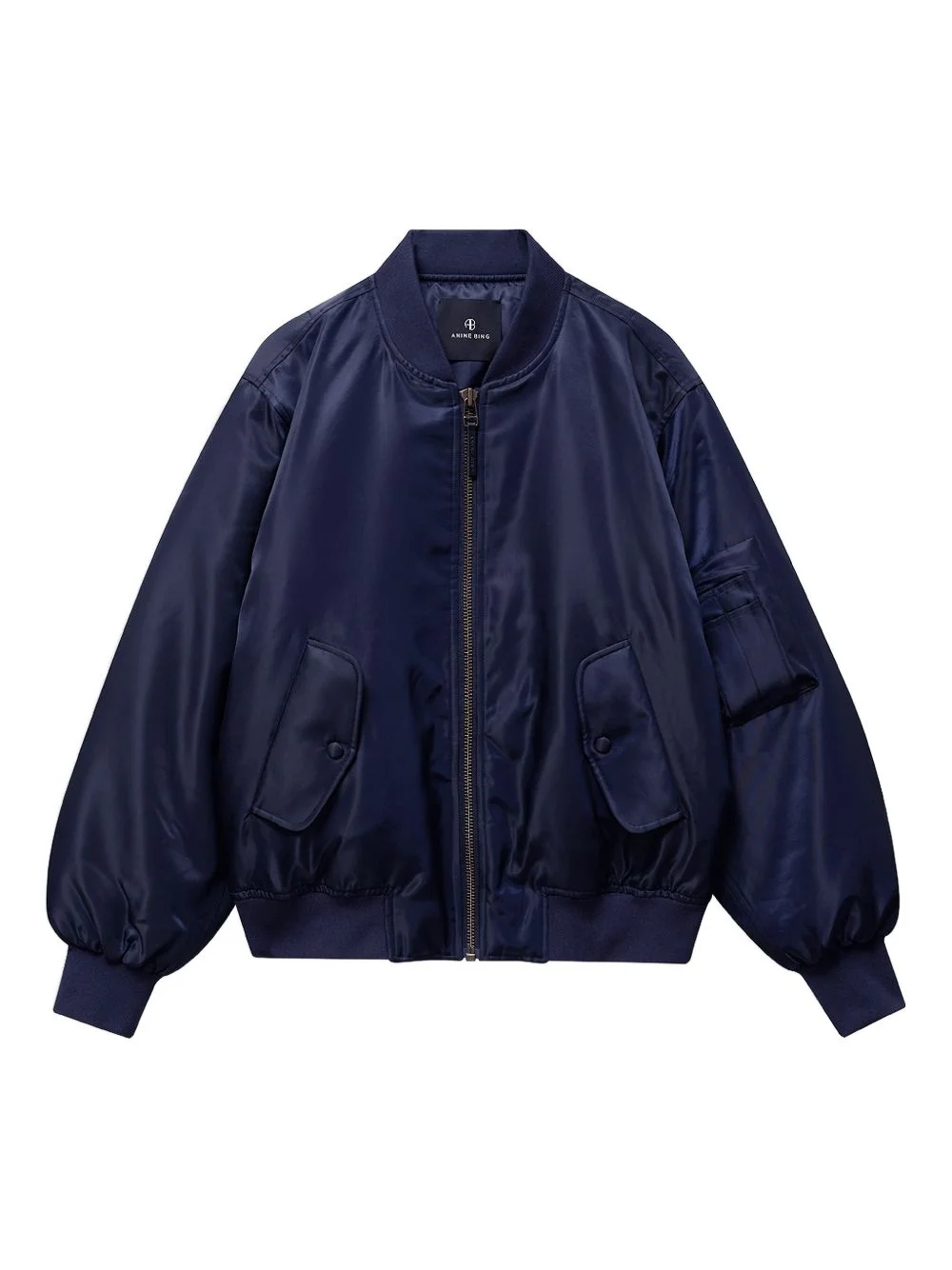 Leon zip-fastening bomber jacket - 1
