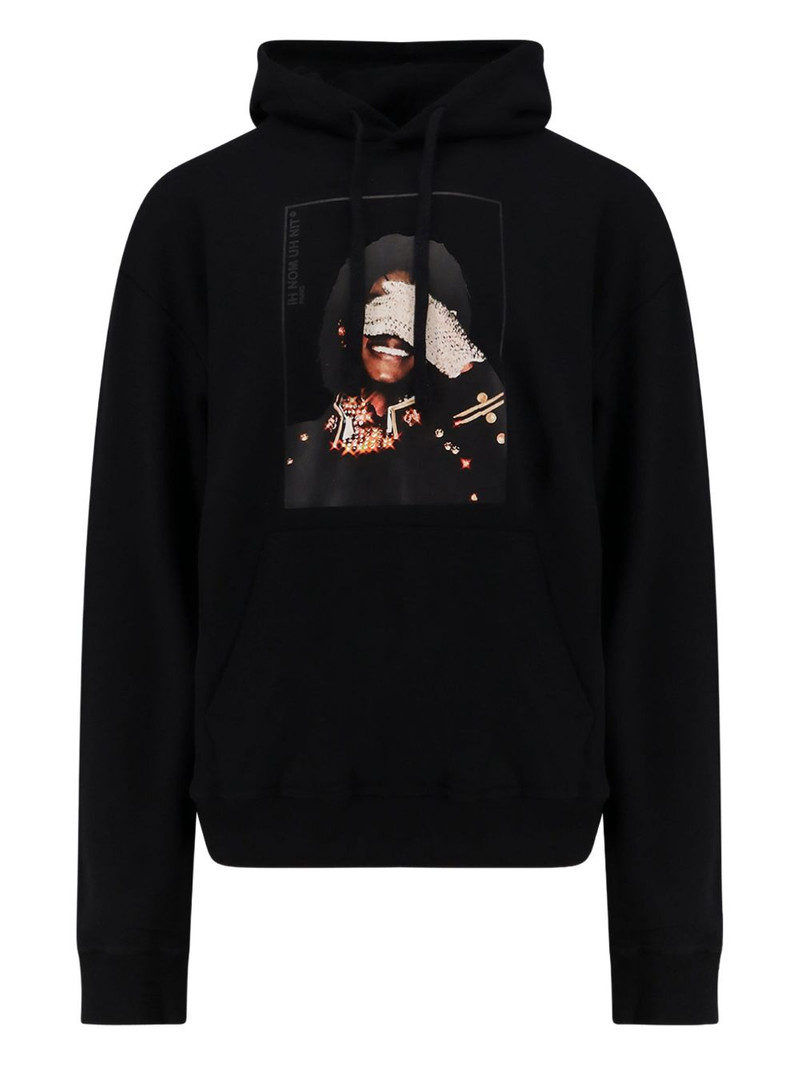 graphic-print hoodie 1