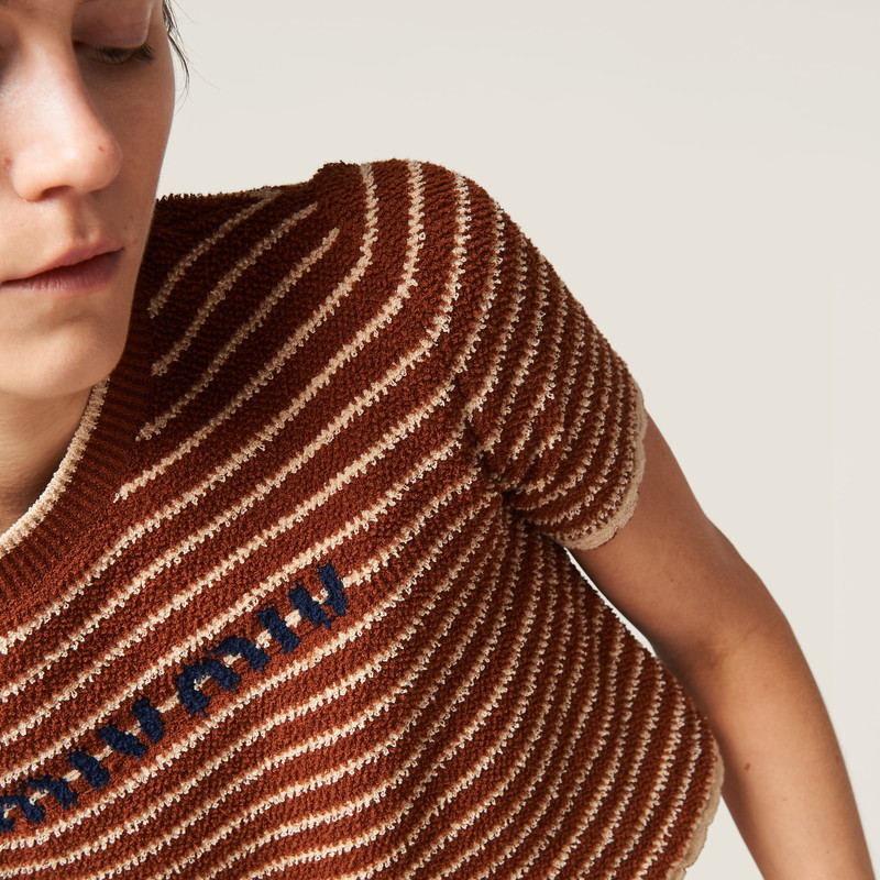 Cotton bouclé sweater 6