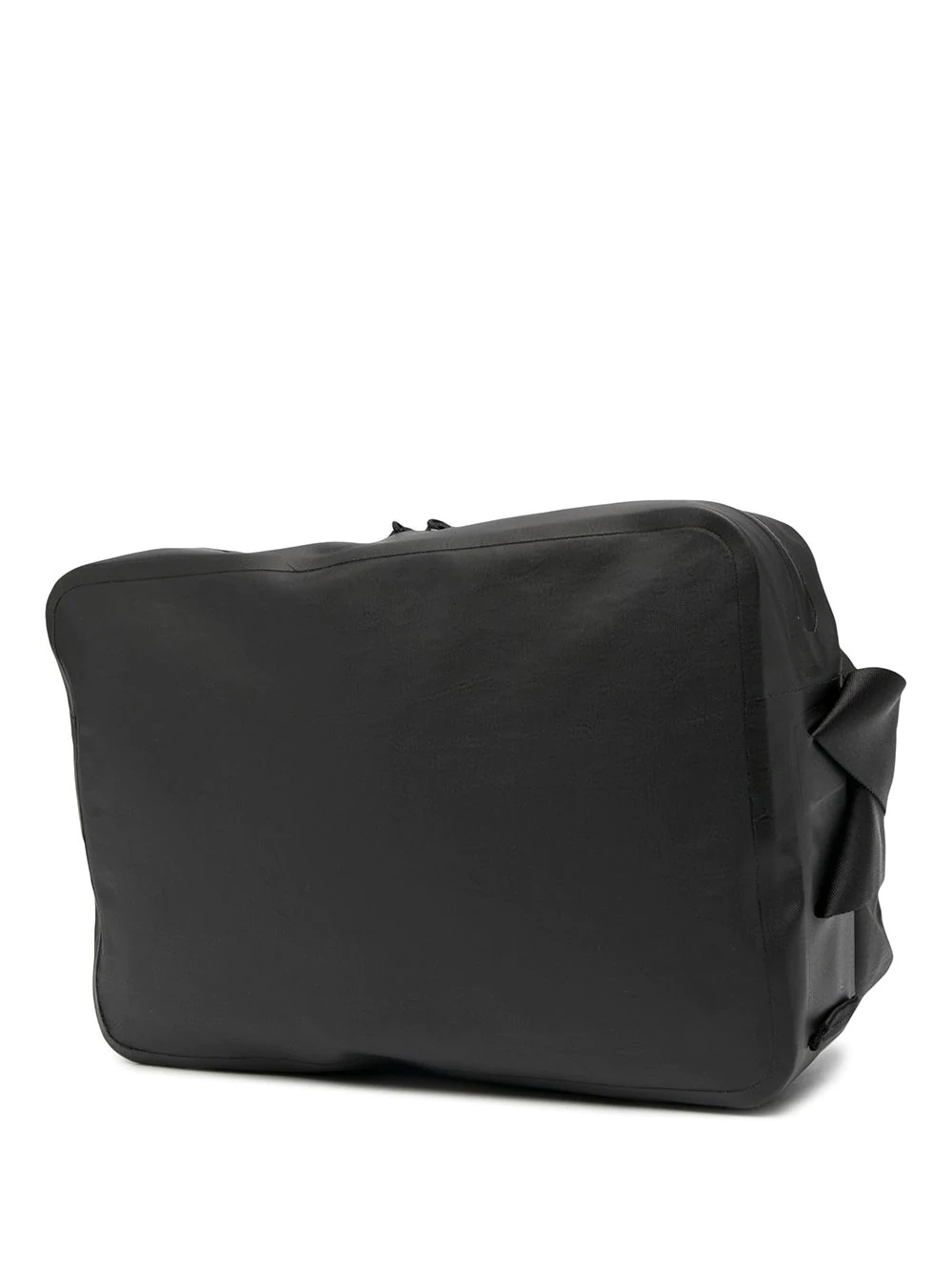 slogan zipped messenger bag - 3