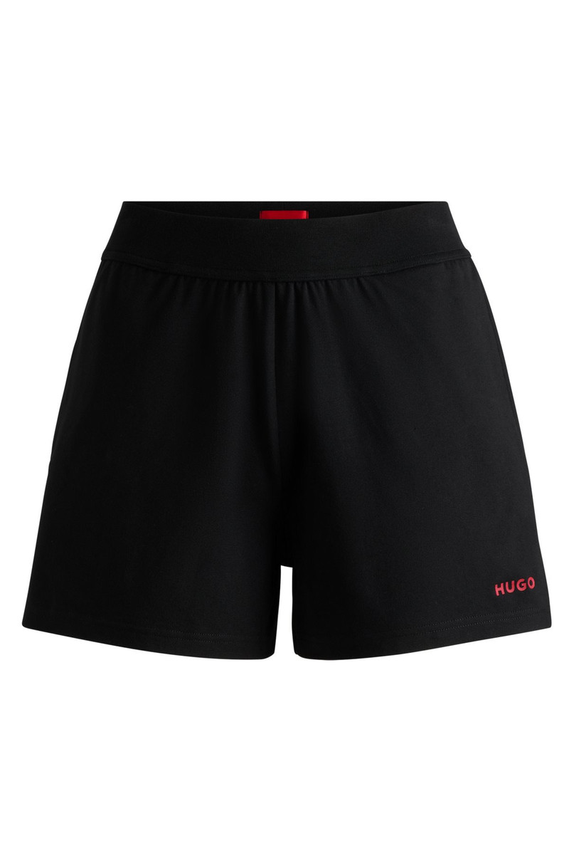 RELAXED-FIT SHORTS WITH SILICONE-PRINTED LOGO 1