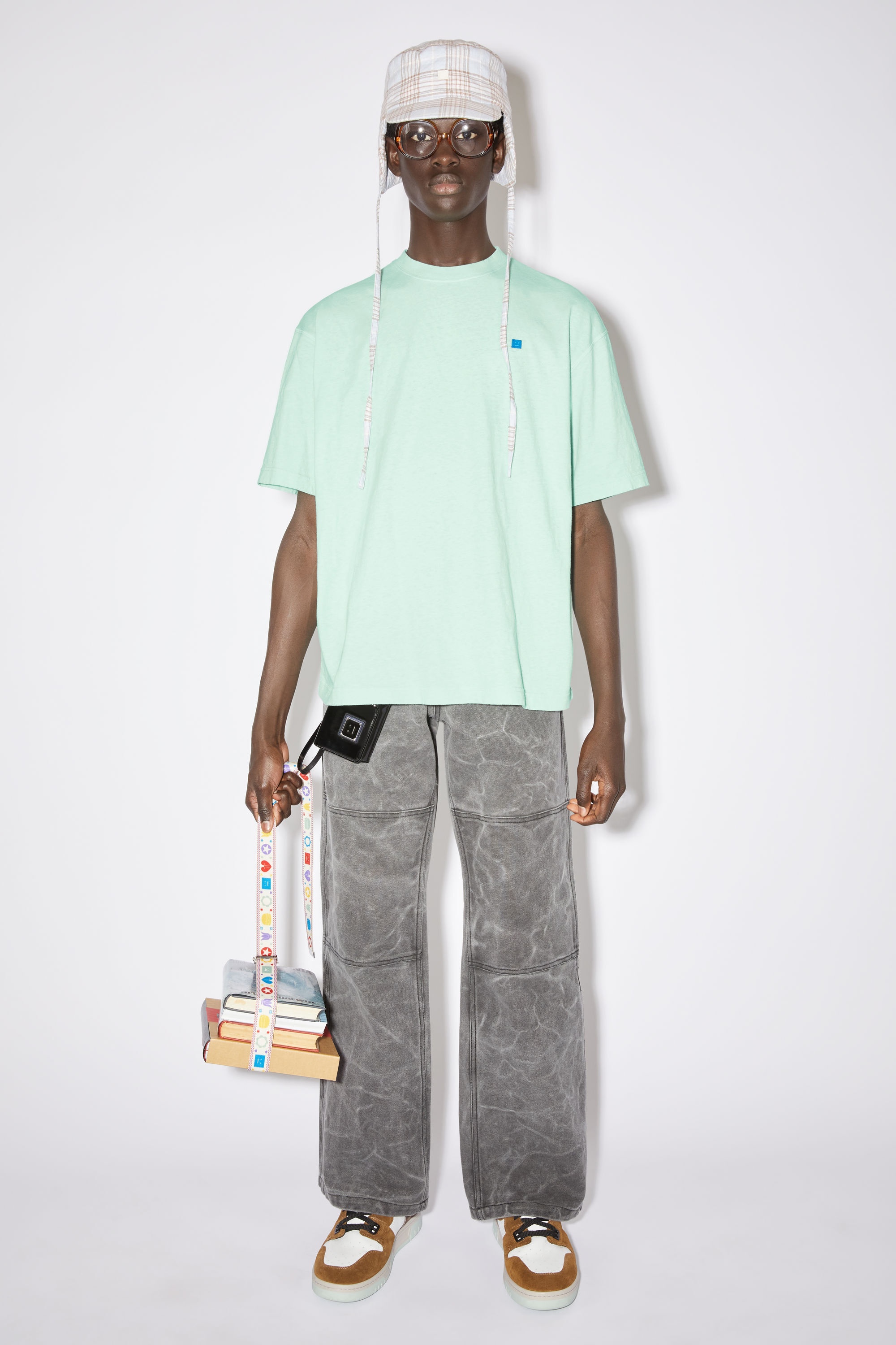 Crew neck t-shirt - Sea foam green - 2