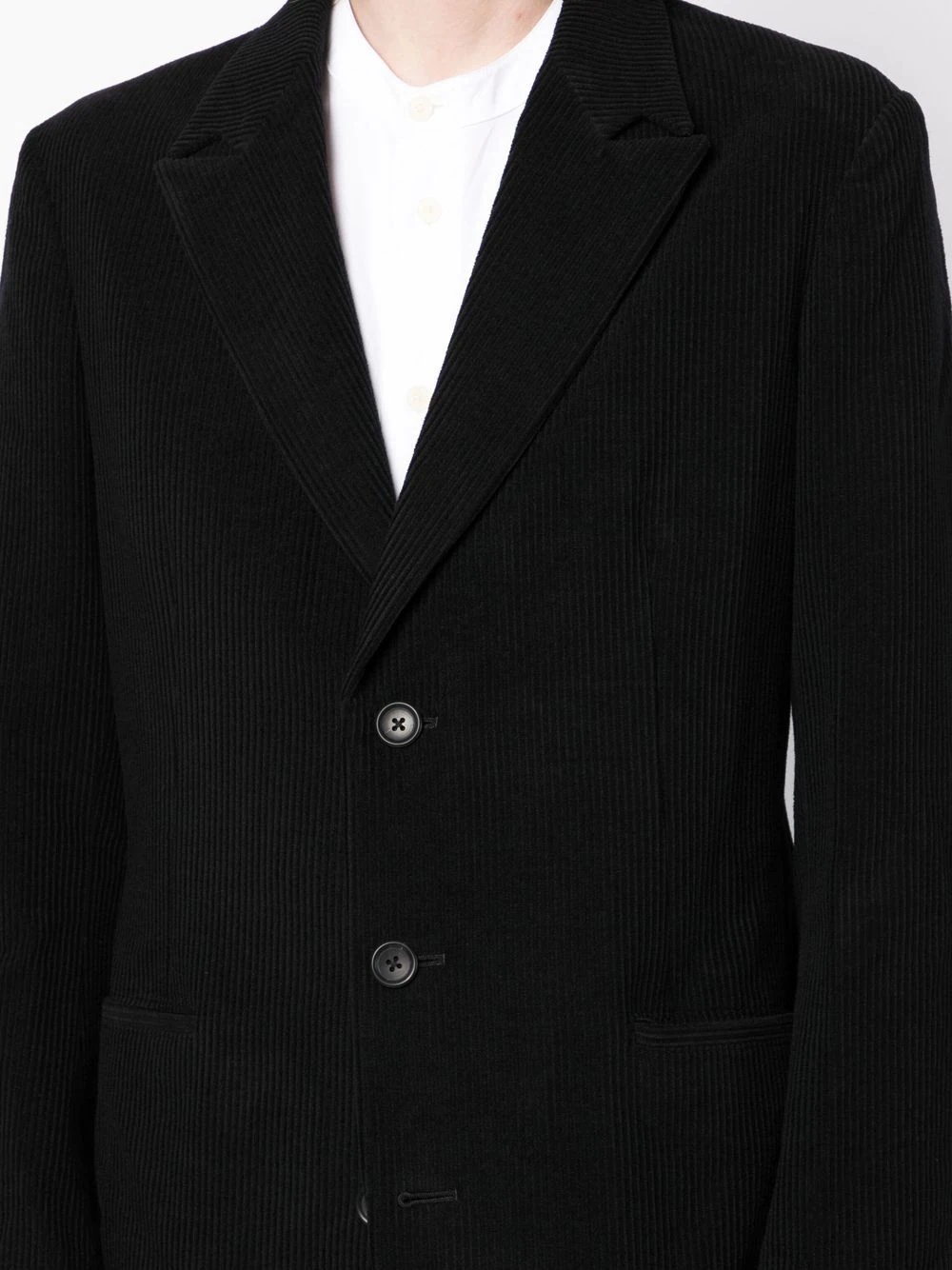 single-breasted wool blazer - 9