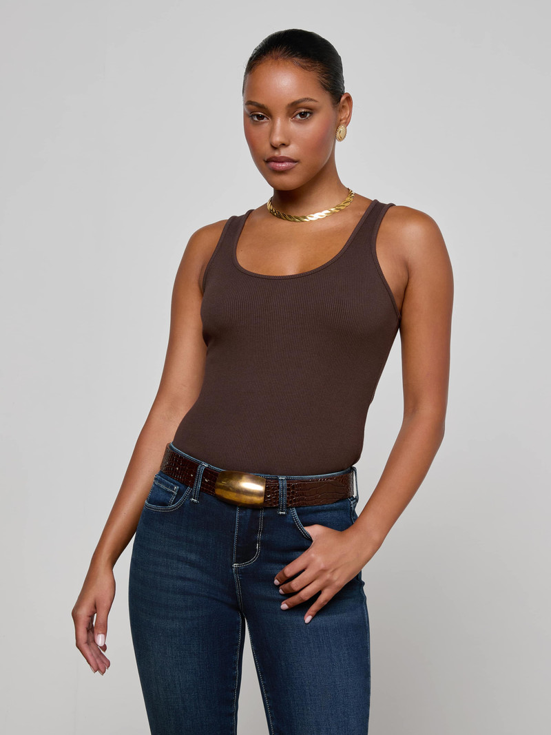 L'AGENCE Adira Scoopneck Tank outlook