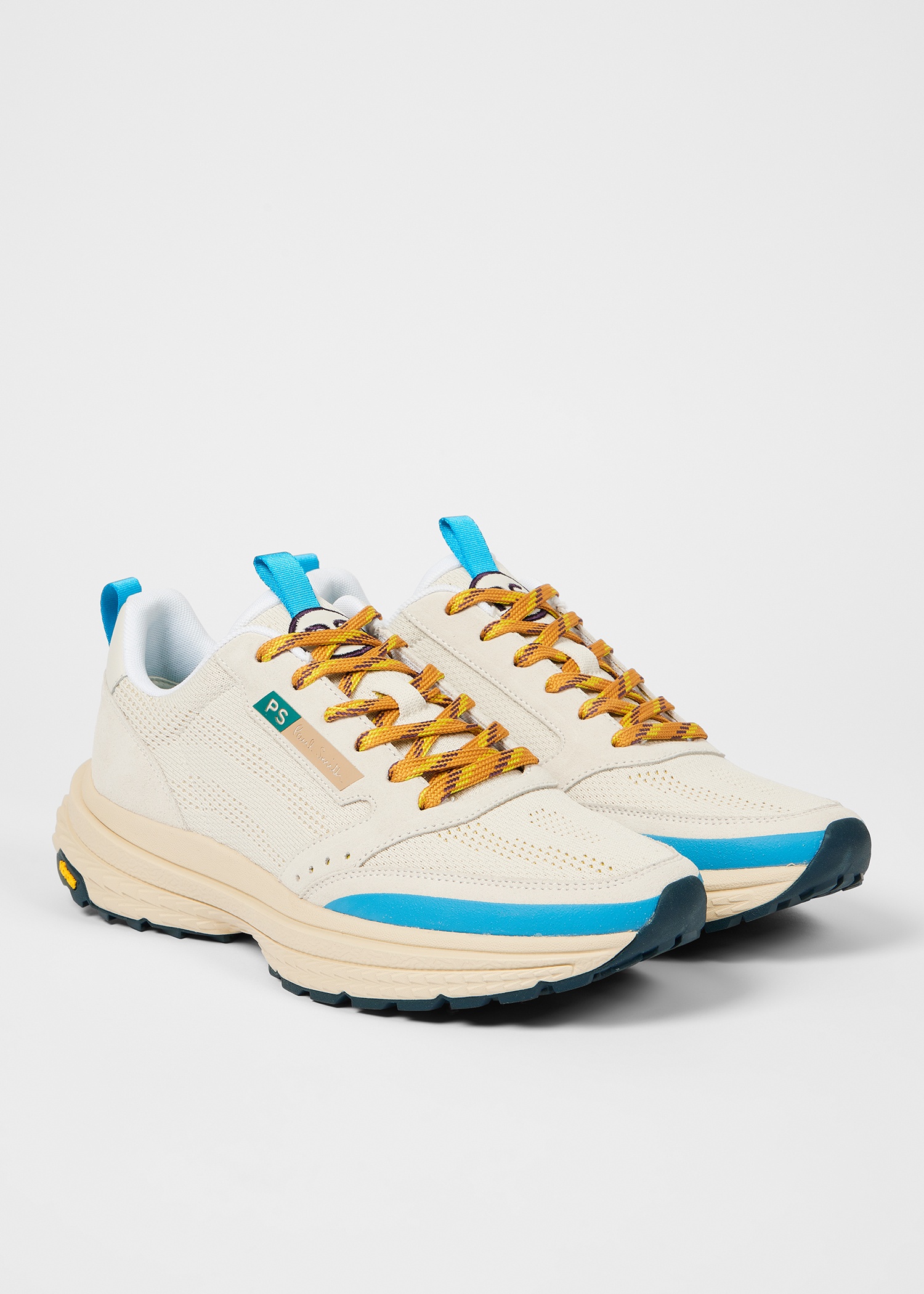 White Nylon 'Darter' Trainers - 2