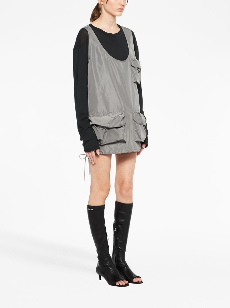 cargo-pocket minidress - 3