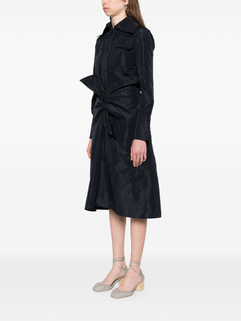 knot-detail dress - 3