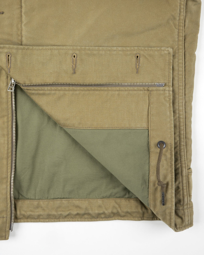 12OZ WHIPCORD LIGHTWEIGHT N1 DECK JACKET - KHAKI 11