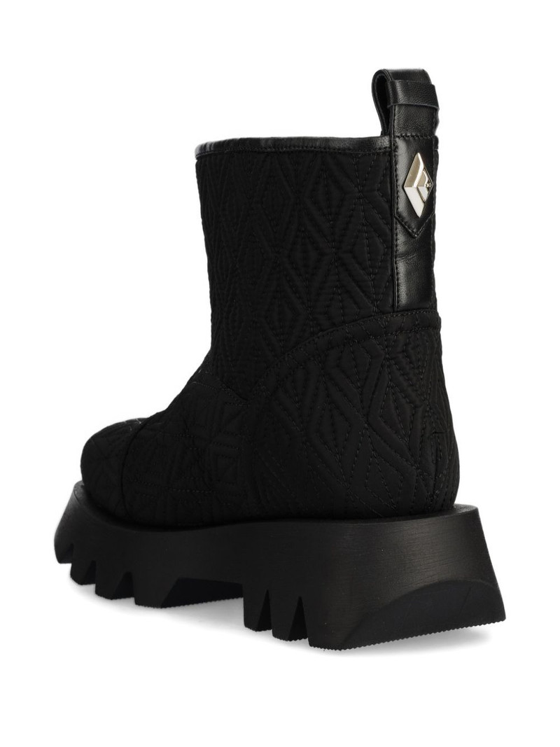 quilted platform boots 5