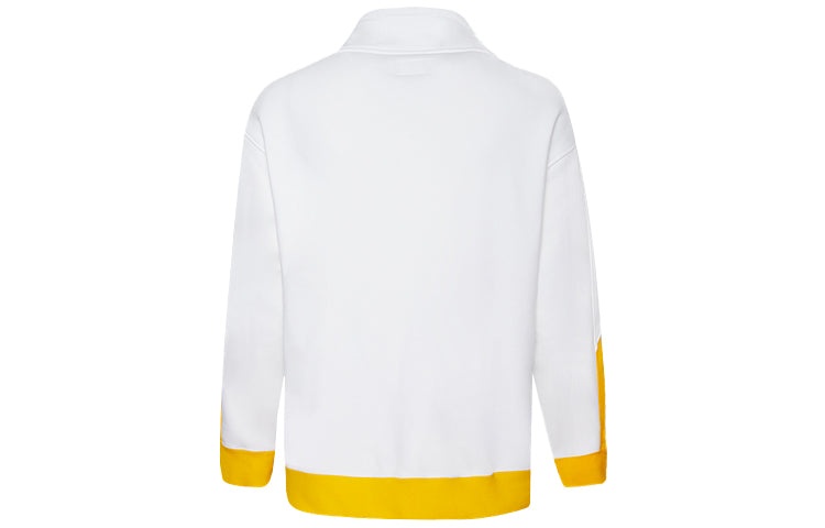 Converse Printed Funnel Neck Sweatshirt 'Yellow' 10019472-A03 - 2