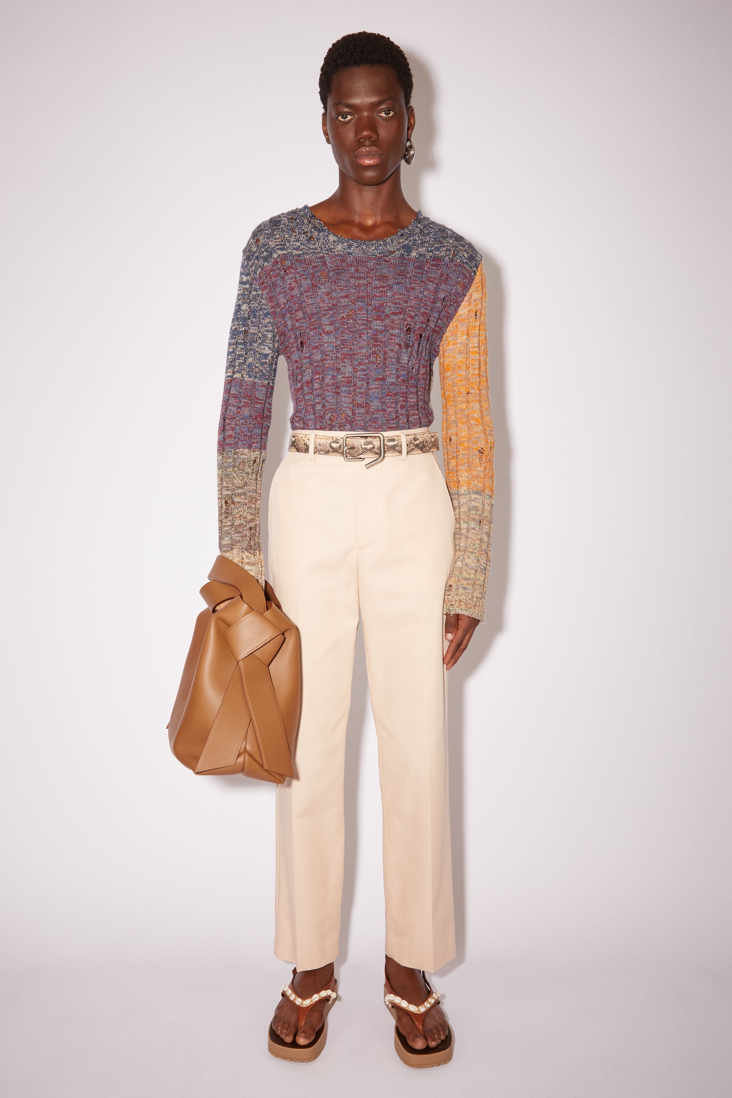 Fitted trousers - Wheat beige - 2