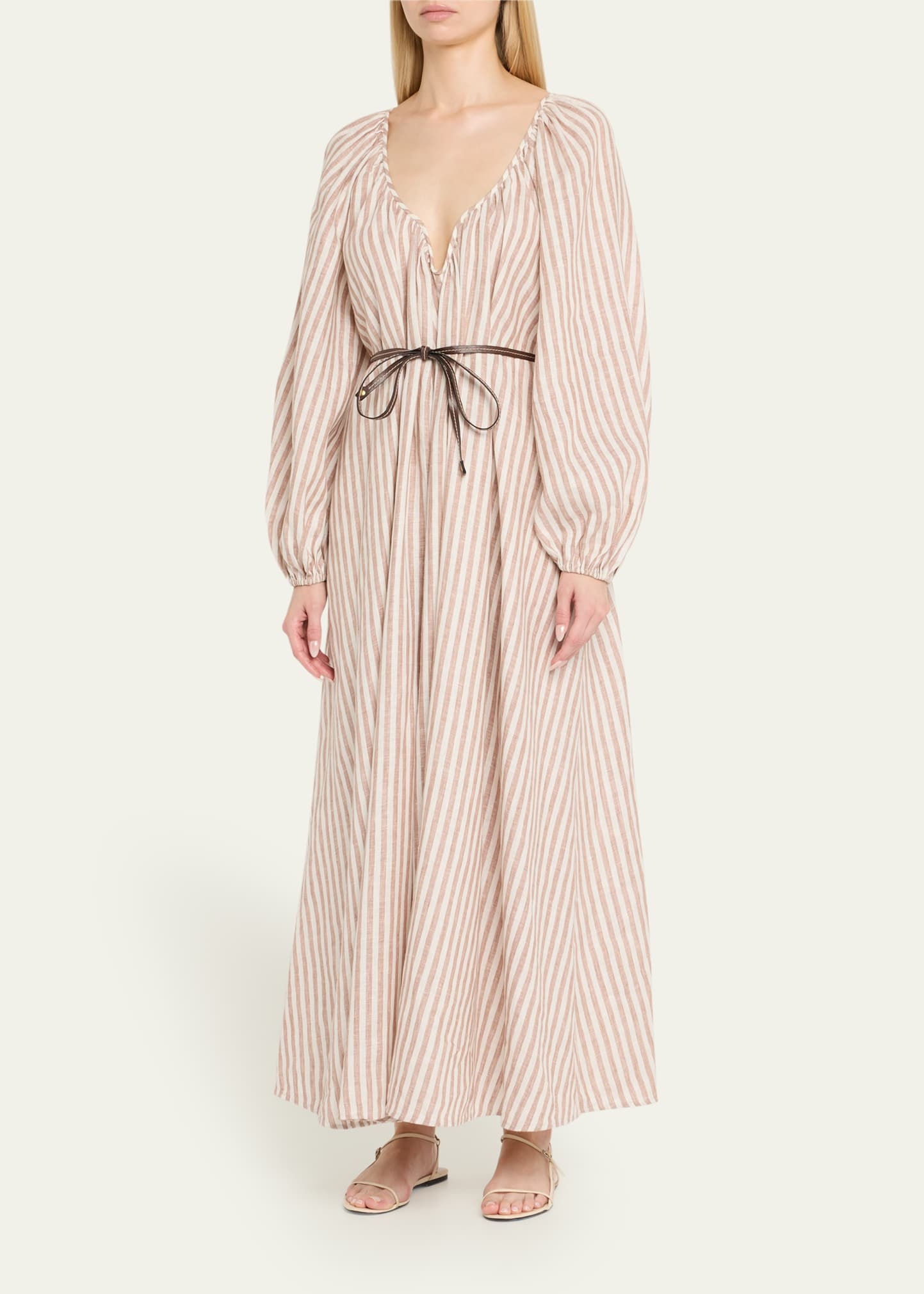 Cascadian Striped Maxi Dress - 4