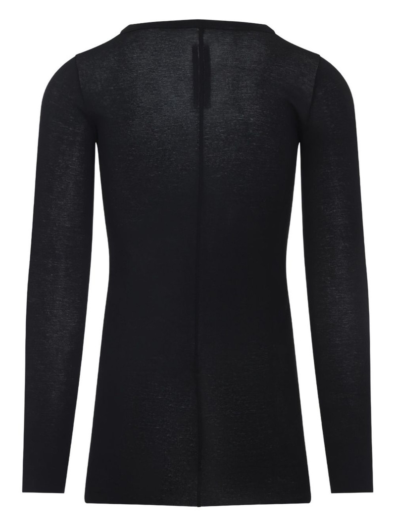 Rick Owens Forever Rib LS cotton T-shirt outlook