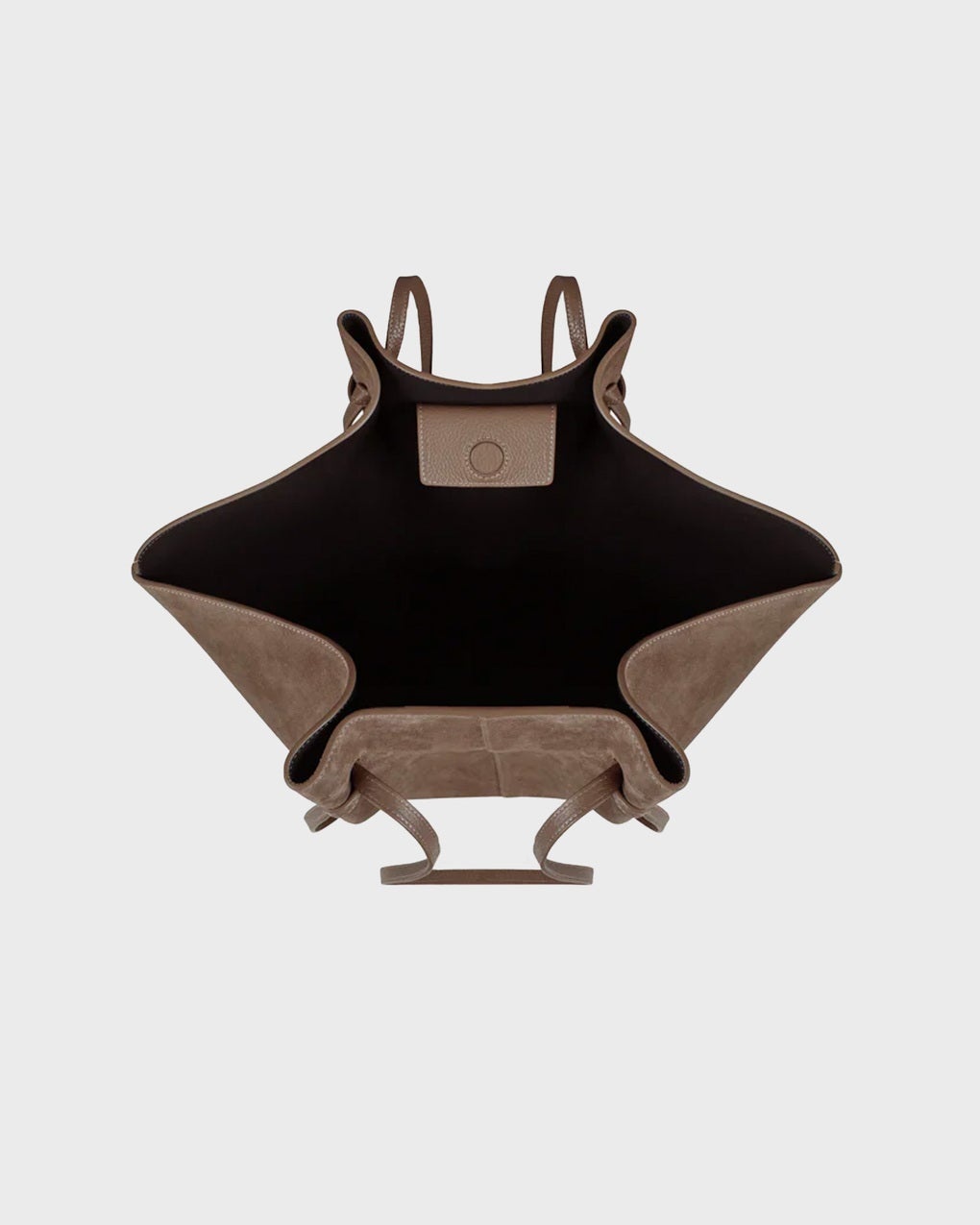 Large Mochi Suede Bag  Taupe ONESIZE - 4